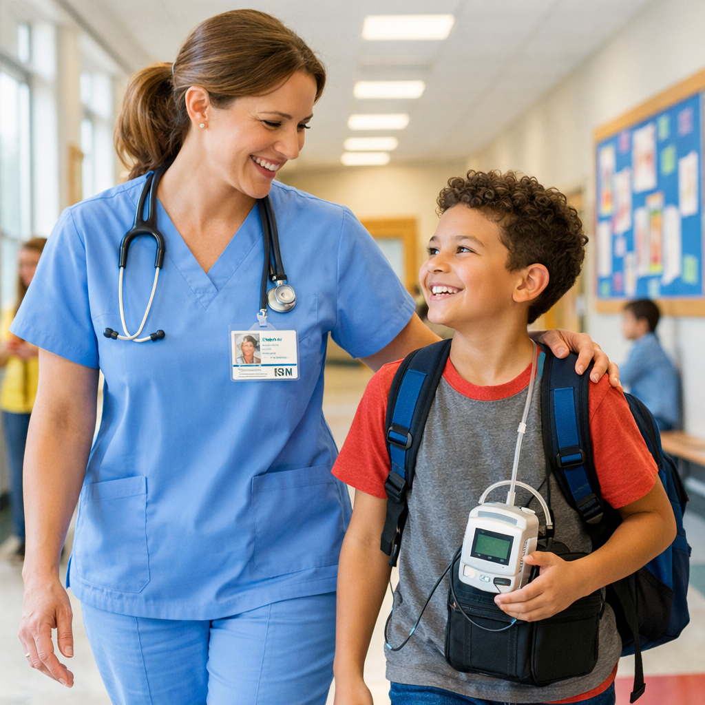 School-based pediatric nursing support
