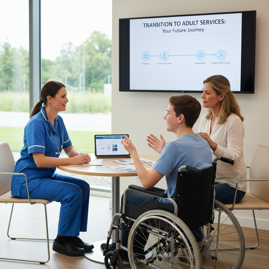 Transition support from pediatric to adult care